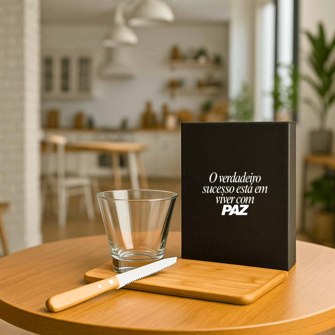 Brinde Natal Final de Ano Personalizado Kit Caipirinha 3 Peças SMKC-00333