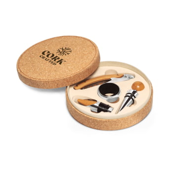 Brinde Presente Dia dos Pais Personalizado Kit Vinho 4 Peças  SP94119-PAI