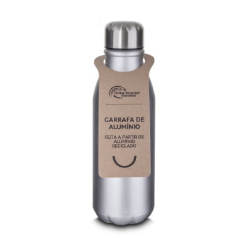 Brinde Presente Dia dos Pais Personalizado Squeeze Garrafa Alumínio Reciclado 550ml Sustentável-PAI