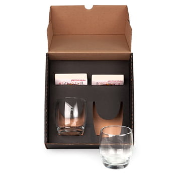Brinde Presente Dia dos Pais Personalizado Kit Whisky Personalizado Com Baralho SMKT-90085-PAI