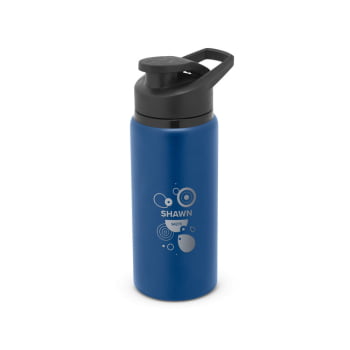 Brinde Presente Dia dos Pais Personalizado Squeeze Garrafa Alumínio 660 ml Acabamento Mate Tampa Flip top SP94270-PAI