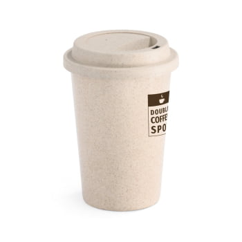 Brinde Presente Dia dos Professores Personalizado Copo Personalizado em Fibra de Bambu com Tampa Sustentável 450 ml para Viagem SP94636-PROF
