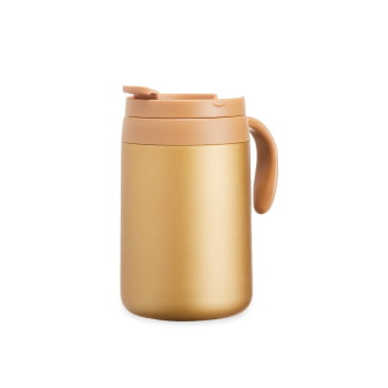 Brinde Presente Dia dos Professores Personalizado Caneca Térmica Personalizada Inox 500 ml com Tampa Base Antiderrapante XCAN18700-PROF