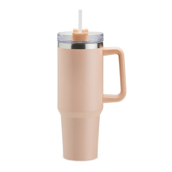 Brinde Presente Dia dos Professores Personalizado Copo Térmico 1,2 Litros em Aço Inox com Tampa e Canudo XCOP06033-PROF
