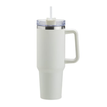 Brinde Presente Dia dos Professores Personalizado Copo Térmico 1,2 Litros em Aço Inox com Tampa e Canudo XCOP06033-PROF