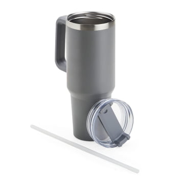 Brinde Presente Dia dos Professores Personalizado Copo Térmico 1,2 Litros em Aço Inox com Tampa e Canudo XCOP06033-PROF