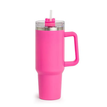 Brinde Presente Dia dos Professores Personalizado Copo Térmico 1,2 Litros em Aço Inox com Tampa e Canudo XCOP06033-PROF