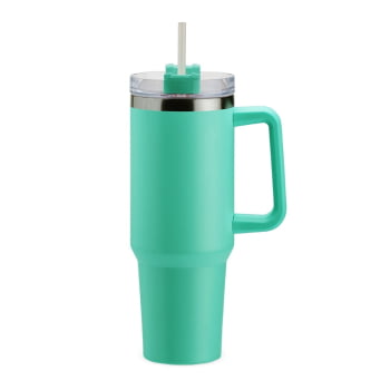 Brinde Presente Dia dos Professores Personalizado Copo Térmico 1,2 Litros em Aço Inox com Tampa e Canudo XCOP06033-PROF