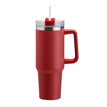Brinde Presente Dia dos Professores Personalizado Copo Térmico 1,2 Litros em Aço Inox com Tampa e Canudo XCOP06033-PROF