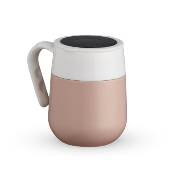 Brinde Presente Dia dos Professores PersonalizadoCaneca Térmica Personalizada Inox 500 ml Termômetro na Tampa XCAN18640-PROF