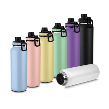 Brinde Presente Dia dos Professores Personalizado Squeeze Garrafa Térmica Aço Inox 960 ml Tampa Bico
