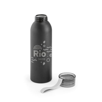 Brinde Presente Dia dos Professores Personalizado Squeeze Garrafa Alumínio 660 ml com Tampa PP e tira silicone