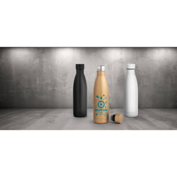 Brinde Presente Dia dos Professores Personalizado Squeeze Garrafa Térmica Aço Inox 500 ml Bebidas Quentes e Frias