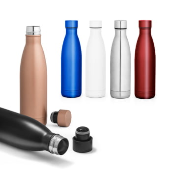 Brinde Presente Dia dos Professores Personalizado Squeeze Garrafa Térmica Aço Inox 500 ml Bebidas Quentes e Frias