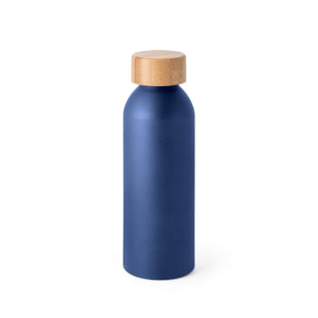 Brinde Presente Dia dos Professores Personalizado Garrafa Squeeze Alumínio com tampa Bambu 550 ml