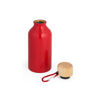 Brinde Presente Dia dos Professores Personalizado Squeeze Garrafa Alumínio 100% reciclado Sustentável 400ml Brilhante