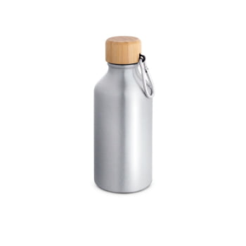 Brinde Presente Dia dos Professores Personalizado Squeeze Garrafa Alumínio 100% reciclado Sustentável 400ml Brilhante