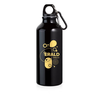 Brinde Presente Dia dos Professores Personalizado Squeeze Garrafa Alumínio Mosquetão 530 ml