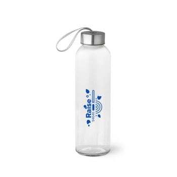 Brinde Presente Dia dos Professores Personalizado Squeeze Personalizado Garrafa 520 ml Vidro com Alça Tampa Aço Inox