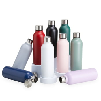 Brinde Presente Dia dos Professores Personalizado Garrafa Squeeze Personalizada 800 ml Aço Inox Fosco