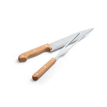 Brinde Natal Final de Ano Personalizado Kit Churrasco Caixa Kraft 2 Peças SP94139