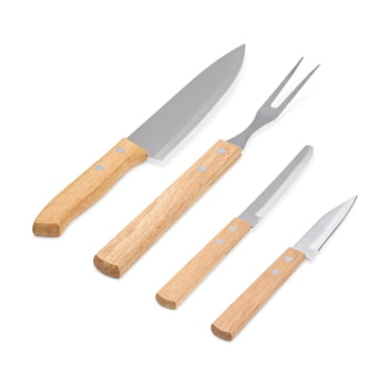 Brinde Natal Final de Ano Personalizado Kit Churrasco Caixa 5 Peças X14697B