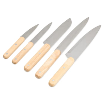 Brinde Natal Final de Ano Personalizado Kit Churrasco Estojo de Nylon 5 Peças X14699B