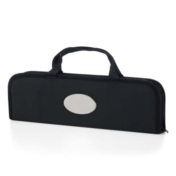 Brinde Natal Final de Ano Personalizado Kit Churrasco Estojo de Nylon 9 Peças X09018