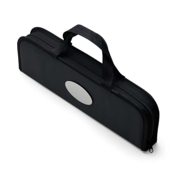 Brinde Natal Final de Ano Personalizado Kit Churrasco Estojo de Nylon 17 Peças X01906