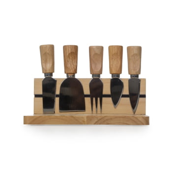 Brinde Natal Final de Ano Personalizado Kit Queijo com Caixa 6 Peças X04222