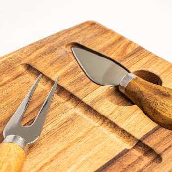 Brinde Natal Final de Ano Personalizado Kit Queijo com Caixa 3 Peças X18627