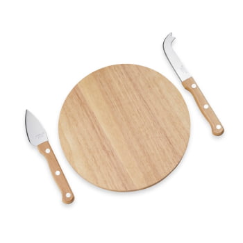 Brinde Natal Final de Ano Personalizado Kit Queijo com Caixa 3 Peças X08222