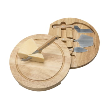 Brinde Natal Final de Ano Personalizado Kit Queijo com Caixa 5 Peças X08542