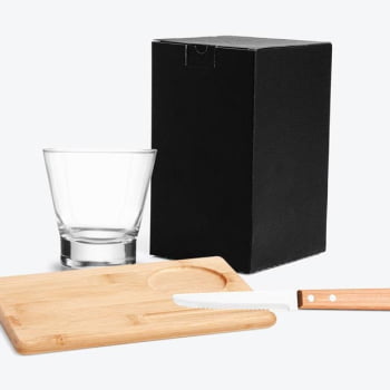 Brinde Natal Final de Ano Personalizado Kit Caipirinha 3 Peças SMKC-00333