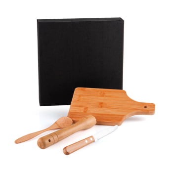 Brinde Natal Final de Ano Personalizado Kit Caipirinha 4 Peças SMKC-00283