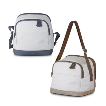 Brinde Natal Final de Ano Personalizada Bolsa Térmica Poliéster 600D Dois Compartimentos BT314