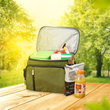 Brinde Natal Final de Ano Personalizada Bolsa Térmica Poliéster 9L X04385