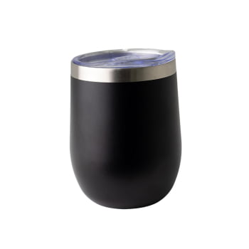 Brinde Natal Final de Ano Personalizada Copo Térmico em Aço Inox 320 ml com Tampa X14726B