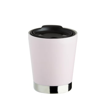 Brinde Natal Final de Ano Personalizada Copo Térmico em Aço Inox 300 ml com Tampa X18722