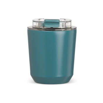 Brinde Natal Final de Ano Personalizada Copo Térmico em Aço Inox 280 ml com Tampa X18907