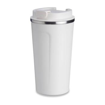 Brinde Natal Final de Ano Personalizada Copo Térmico para Café em Aço Inox 500 ml com Tampa X14724