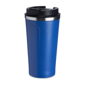 Brinde Natal Final de Ano Personalizada Copo Térmico para Café em Aço Inox 500 ml com Tampa X14724
