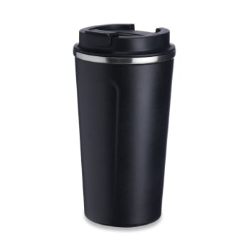Brinde Natal Final de Ano Personalizada Copo Térmico para Café em Aço Inox 500 ml com Tampa X14724