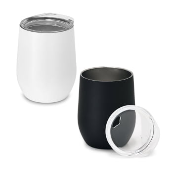 Brinde Natal Final de Ano Personalizada Copo Térmico em Aço Inox 400 ml Acabamento Mate SP94678