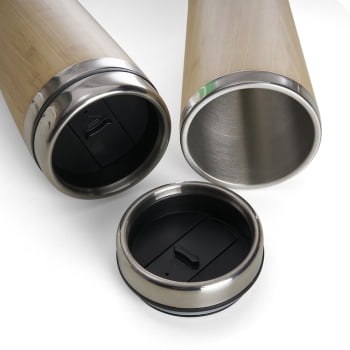 Brinde Natal Final de Ano Personalizada Copo Sustentável Bambu 500 ML X18644