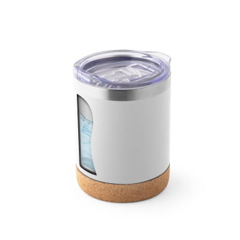 Brinde Natal Final de Ano Personalizada Copo Térmico Aço Inox 400 ML SP94327