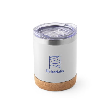 Brinde Natal Final de Ano Personalizada Copo Térmico Aço Inox 400 ML SP94327