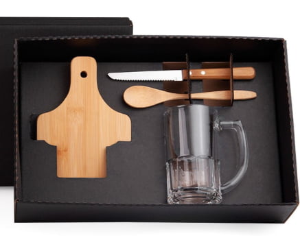 Brinde Natal Final de Ano Personalizado Kit Caipirinha 4 Peças SMKC-00543