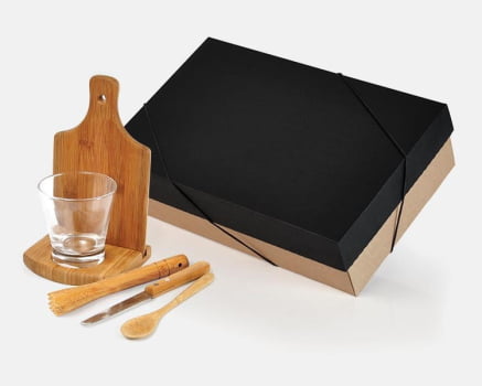 Premiação ao Colaborador Personalizado Kit Caipirinha 6 Peças SMKE-00463-PCL Brinde Personalizado