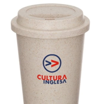 Dia do Trabalho Personalizado Copo Fibra de Bambu 450 ML SMIC-01450-TRB Brinde Personalizado